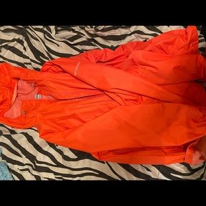 columbia rain coat hot pink